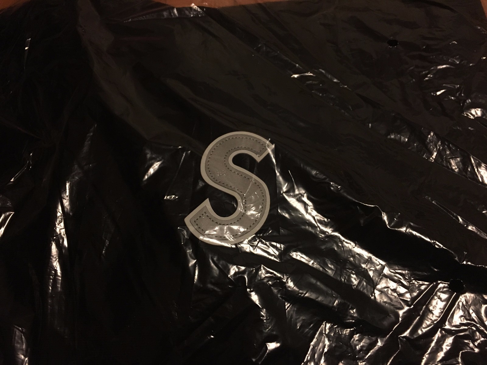 Pre-owned Tnf Supreme Reflective S Logo Hooded Sweatshirt Black M Box Logo Araki 3m Arabic