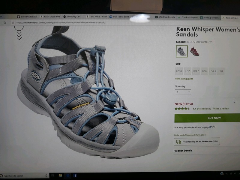 keens whisper sandals australia
