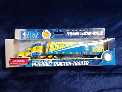 2004 FLEER PETERBILT TRACTOR TRAILER TRUCK Denver Nuggets LIMITED EDITION New
