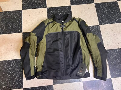 Reax Alta Mesh Armored motorcycle jacket w/ Waterproof Liner 2XL