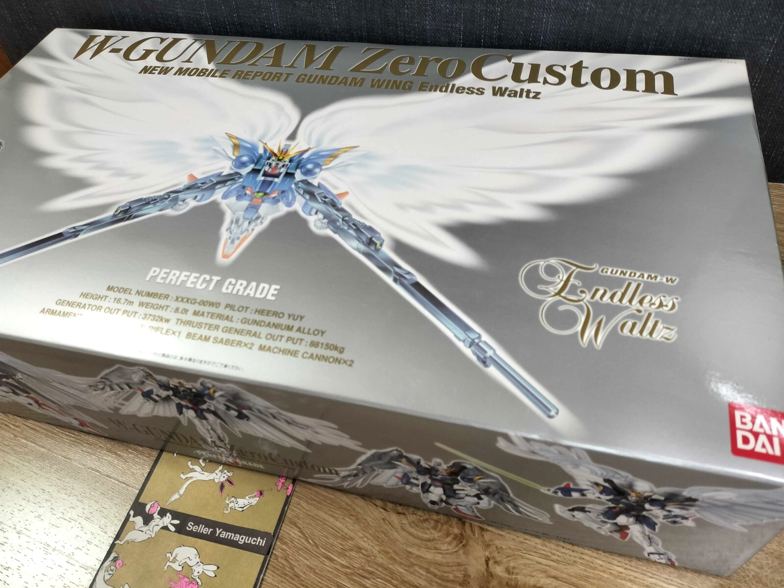 BANDAI PG XXXG-00W0 Wing Gundam Zero EW 1/60 Scale kit