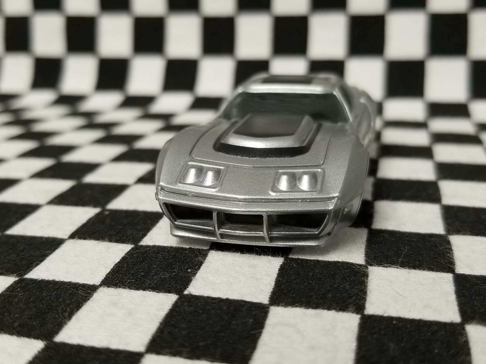 Silver and Black AF Xtras A/P A Production Corvette - AFX, TOMY, Auto World
