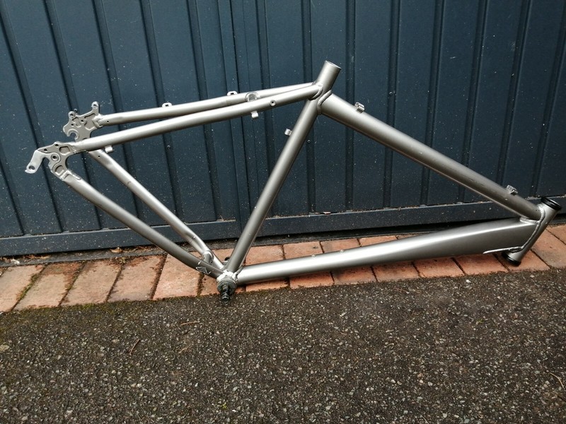 triple butted bike frame