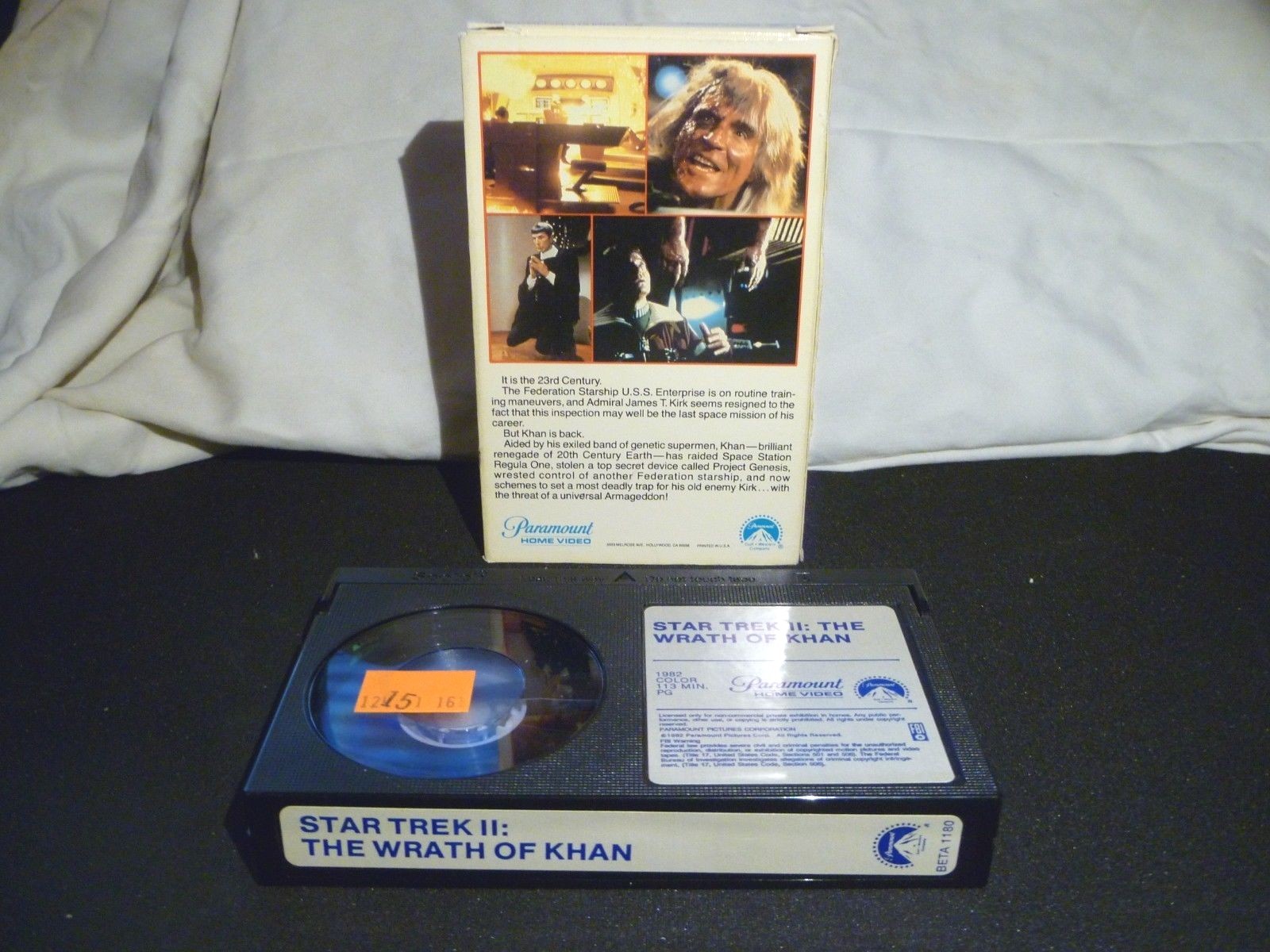 Star Trek II: The Wrath of Khan (Betamax Tape, 1982)