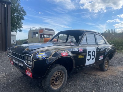 Mk1 Ford Escort 2 Door Bubble Arch Rolling Race Car Shell Run Baby Run Replica