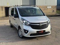 2018 Vauxhall Vivaro 1.6 CDTi 2900 BiTurbo ecoTEC Sportive Crew Van L2 H1 Euro 6