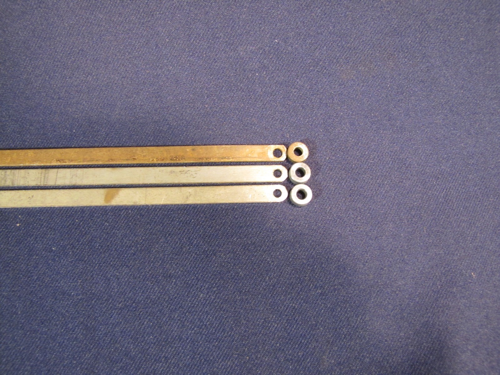 1 Pair of Gunn Sectional Bookcase Hardware Door hanging rails -10 3/8