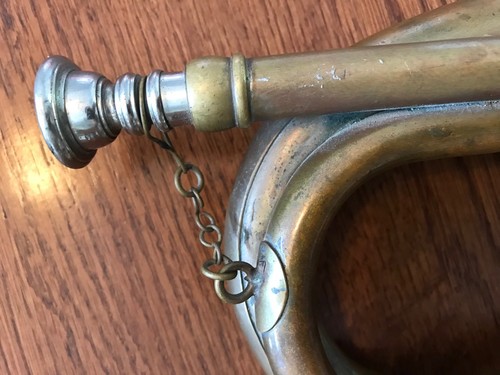 Working Brass Bugle With Mouthpiece