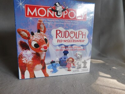 Monopoly Rudolph the Red Nosed Reindeer COLLECTORS EDITION  Game complete set