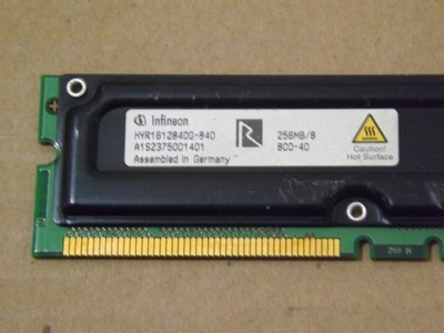 512mb 2x 256mb Rambus PC800 Elpida MC-4R256FKE8D-845