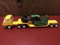 tonka truck trailer and bulldozer