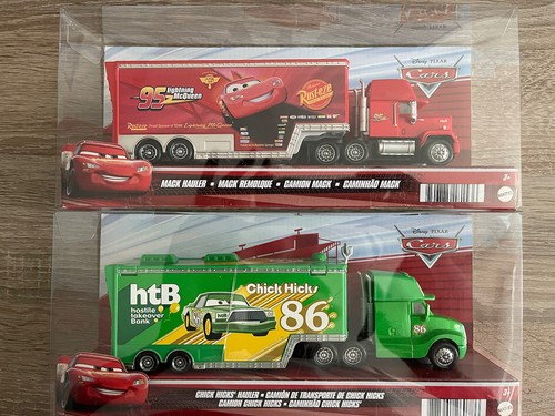 Disney Pixar Cars Chick Hicks Hauler & Mcqueen's Hauler Mack