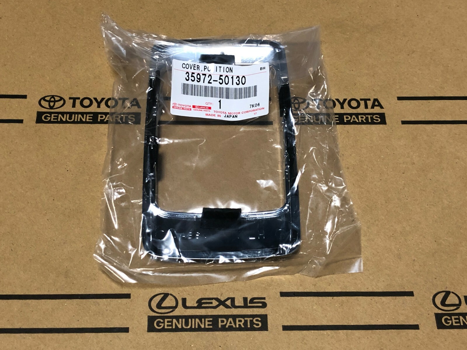 Genuine Lexus LS430 2004-2006 Shift Indicator Plate Chrome
