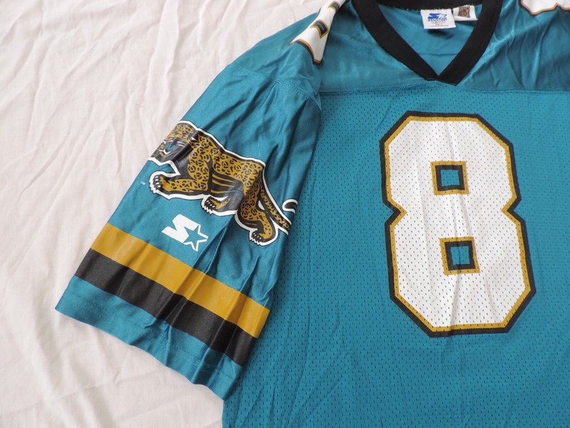 Vtg 1995 Mark Brunell Jacksonville Jaguars Starter Jersey 8 Pro