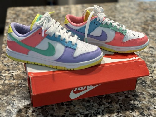 スニーカー Nike Dunk Low SE Easter Candy (W) Size 7 - Nike Dunk SE Low Candy W for sale online | eBay