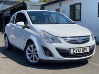 2012 Vauxhall Corsa 1.2 16V Active Euro 5 3dr (A/C) HATCHBACK Petrol Manual