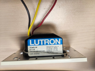 Lutron NTFS-6E-BE Fully Variable Fan Speed Control