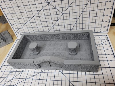 Mountain King - Pillar Room - Dwarven - DragonLock - DND - Pathfinder - RPG - Du