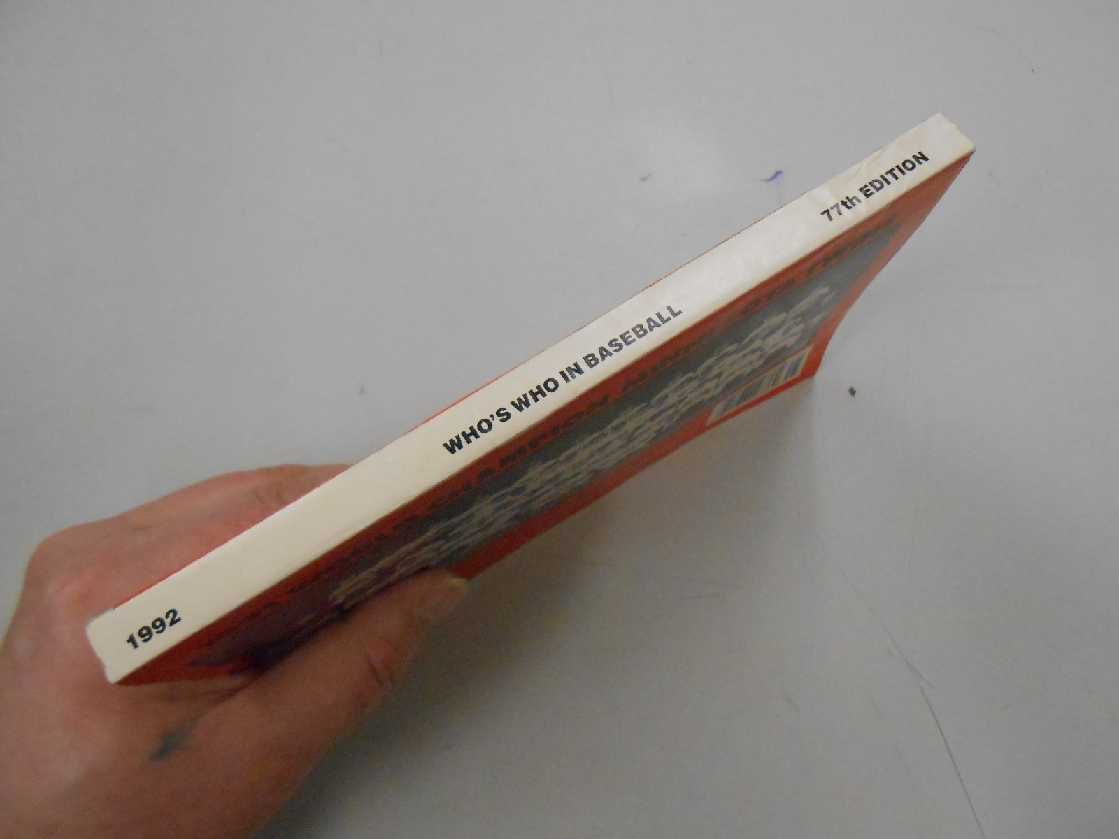 Who's Who in Baseball 77th Edition edited by Normal Maclean1 1992 edition FINE+!