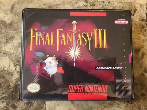 Final Fantasy III 3 CASE ONLY Super Nintendo SNES Box BEST Final Fantasy III 3 CASE ONLY Super Nintendo SNES Box BEST