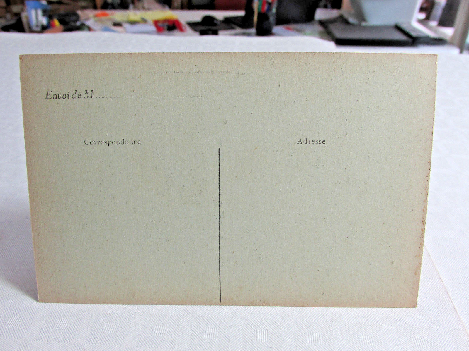 1919 Postcard of Captain Guynemer  WWI Ace, Aviation Postcard, French Postcard