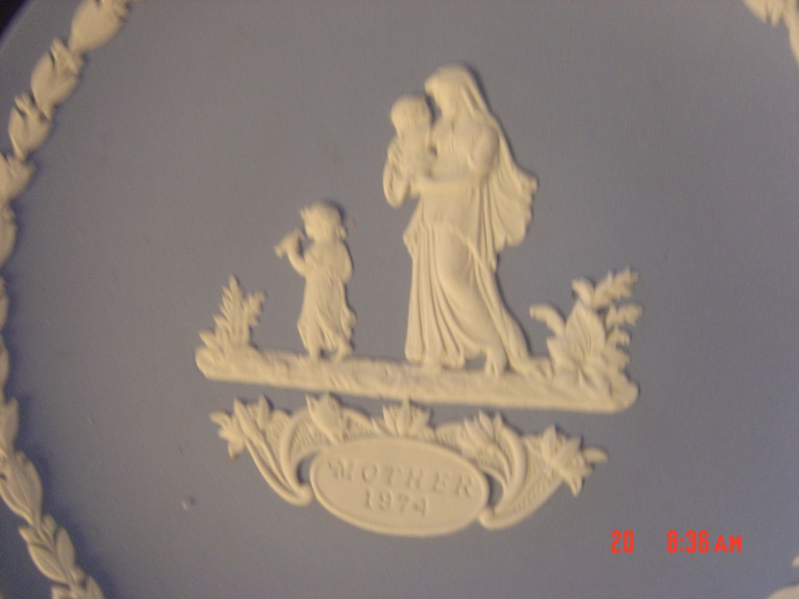 Vintage Wedgwood BLUE  Jasperware Plate Dish 