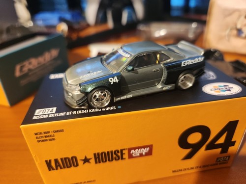 Mini GT x Kaido House 1:64 Nissan Skyline GT-R R34 Kaido
