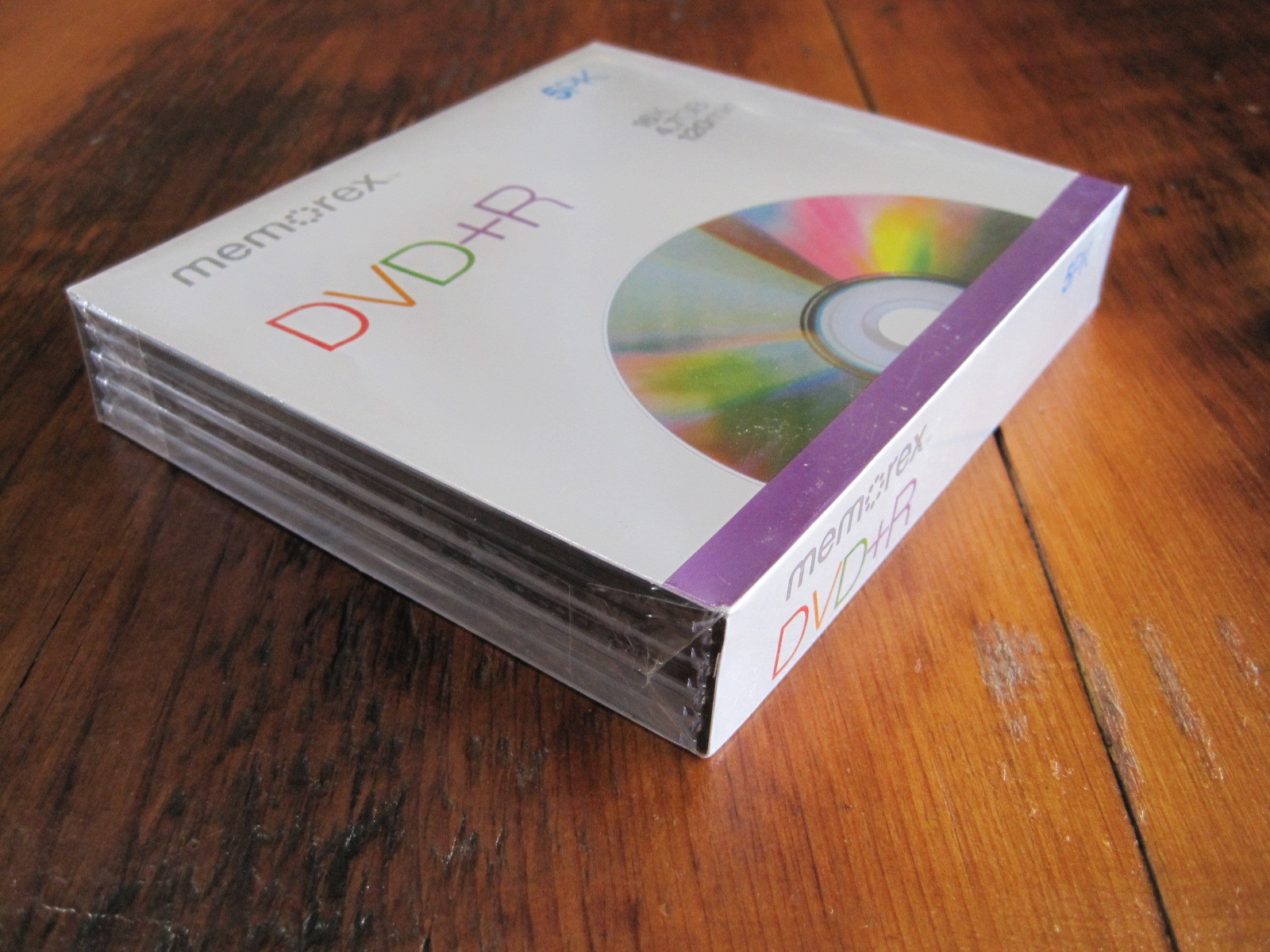 Memorex DVD+R 16X, 4.7GB, 120min 5PK New Sealed