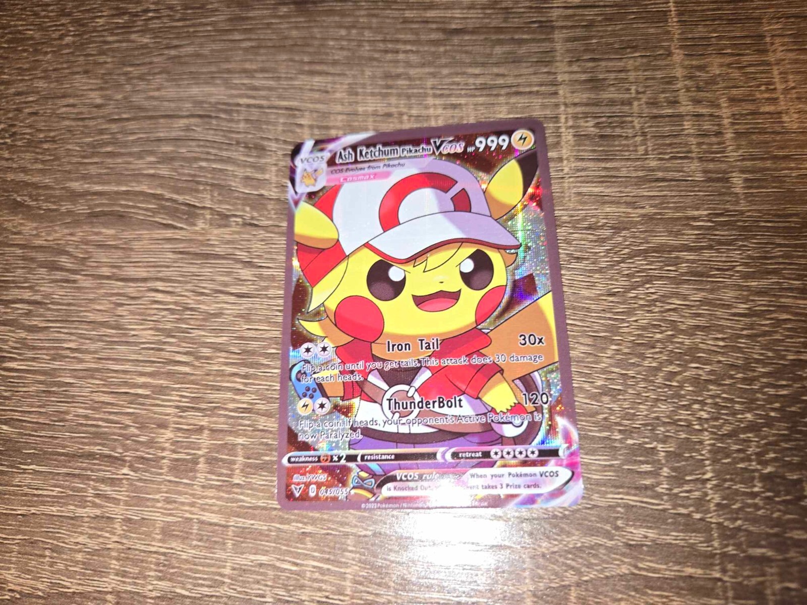 ポケモンカード　アズサ　1st Edition Holo Iron Thorns ex RR 033/066 SV5a Crimson Haze - Pokemon Card