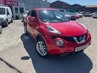 2015 65 NISSAN JUKE 1.2 DIG-T N-CONNECTA IN BRIGHT RED.FANTASTIC VALUE.2 KEYS.