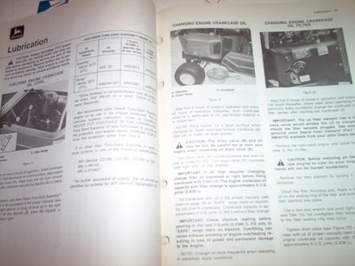 John Deere 400 Hydrostatic Tractor Operator's Manual