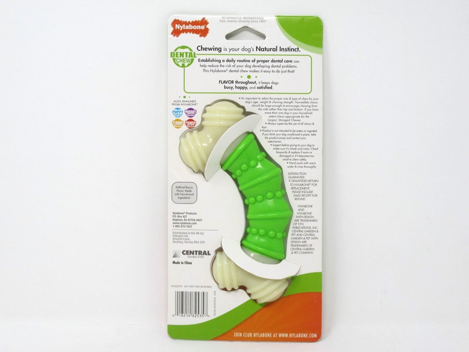 Nylabone Essentials Dog Dental Chew Toy Medium 6
