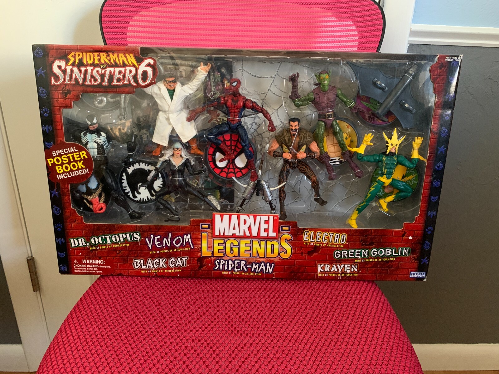 Toy Biz 2004 Marvel Legends SpiderMan vs The Sinister 6 New in Box