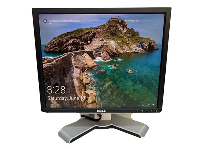 Dell UltraSharp 1907FPt 19'' LCD Monitor DVI VGA 4 USB Port w/VGA & Power Cables!