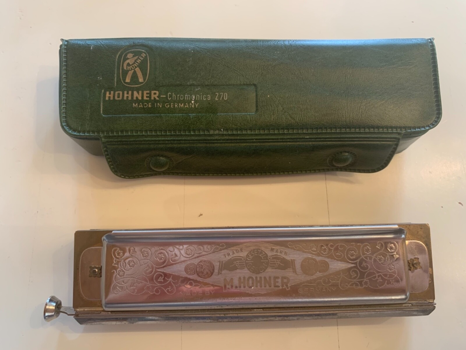 VINTAGE HOHNER HARMONICA SUPER CHROMONICA 270 C IN BOX | eBay