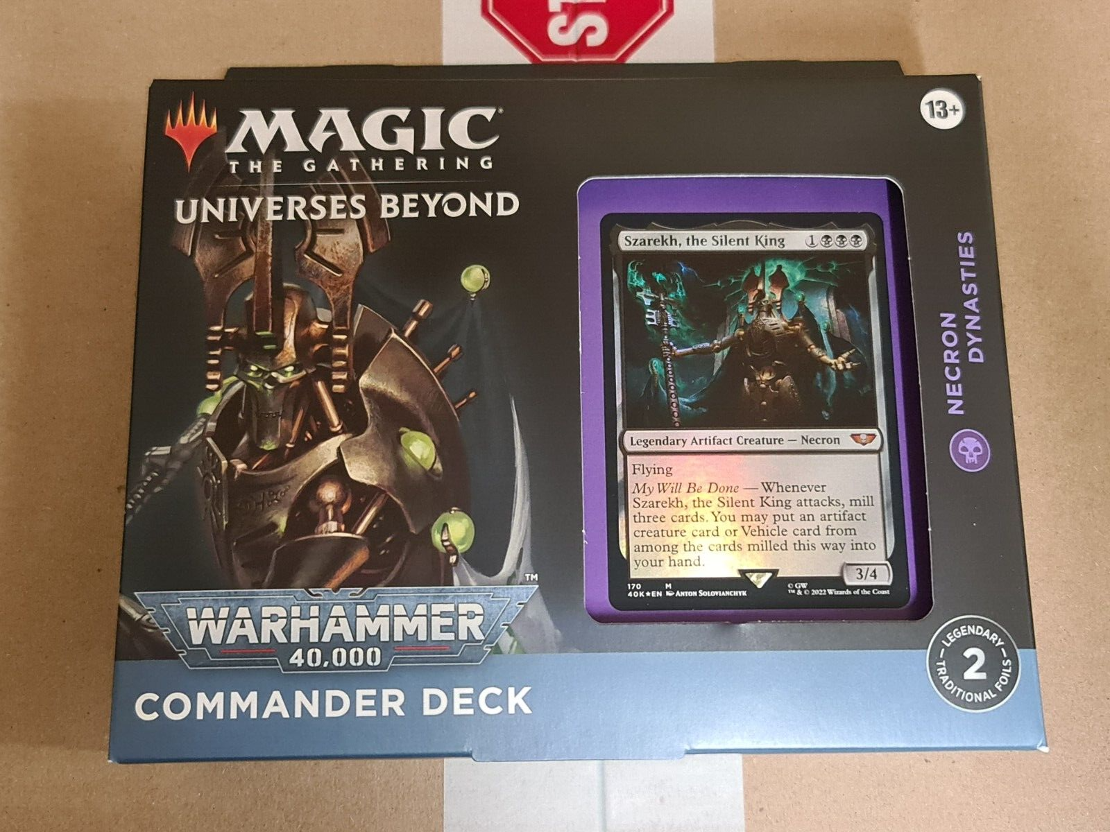 MTG ウォーハンマー40,000 Necron Dynasties未開封 Magic: The Gathering Commander Deck: Warhammer 40,000 Necron