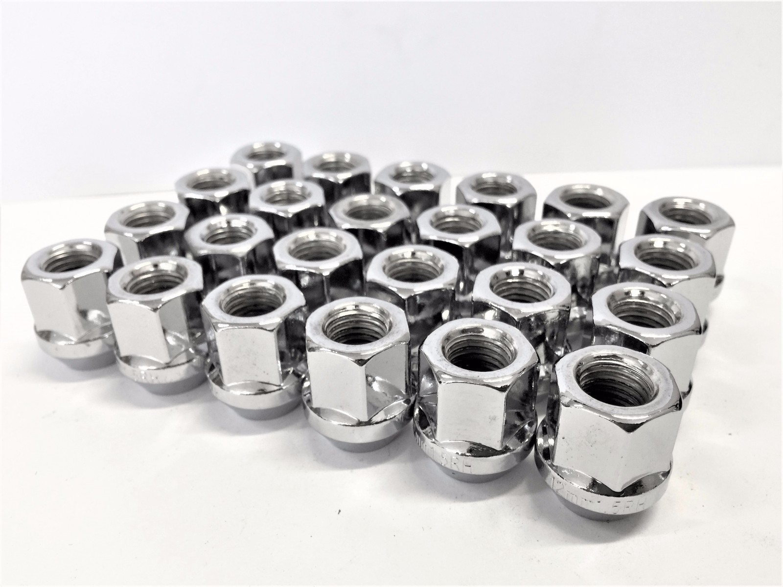 20X M14x1.5 chrome Acorn Lug Open End Wheel Nuts eBay