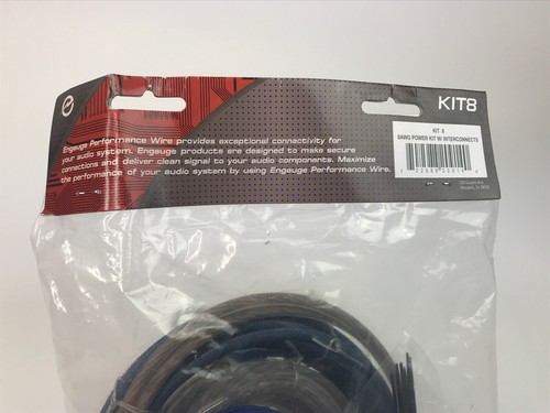 Ongauge Performance Wire 8 AWG Car Amplifier Installation Wiring Kit Amp Kit8