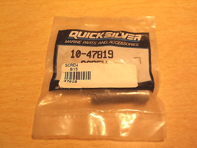 NEW QUICKSILVER SCREW 10-47819 FREE SHIPPING