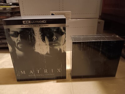 NEW The Matrix Resurrections 4K One 1-Click SteelBook Blu-ray [2021] MANTA LAB
