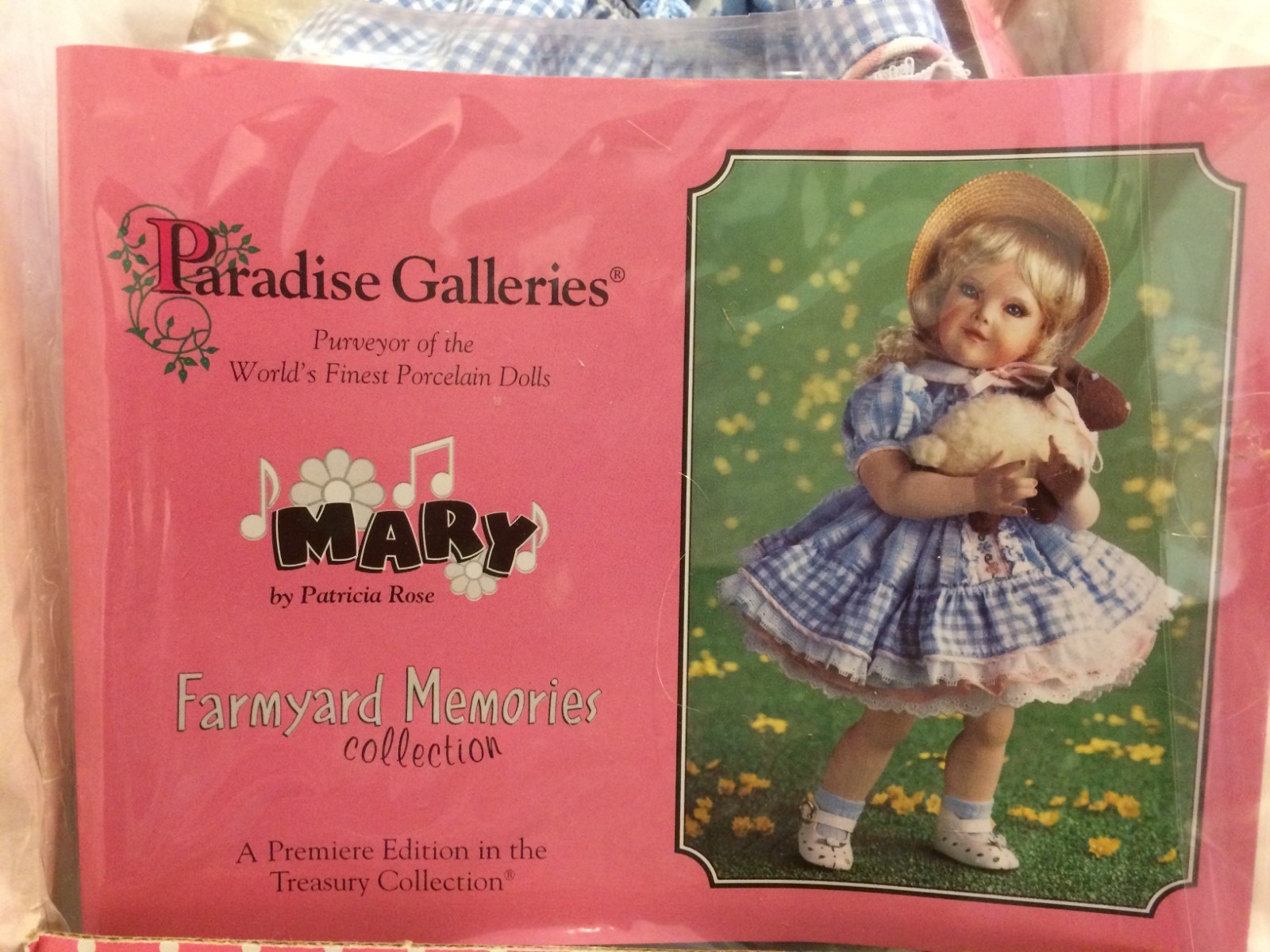 Paradise Galleries Farmhouse Treasury Collection Premier Edition MARY COA NRFB