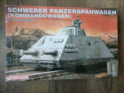 Dragon Schwerer Panzerspahwagen Kommandowagen 1:35 Scale 6071