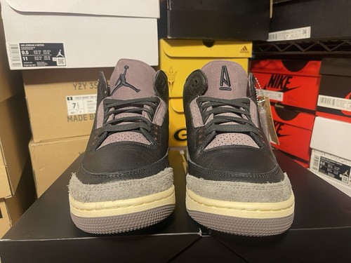 Pre-owned Jordan A Ma Maniere X Nike  3 Size 11.5w/10m While You Were Sleeping Fz4811 001 In Black