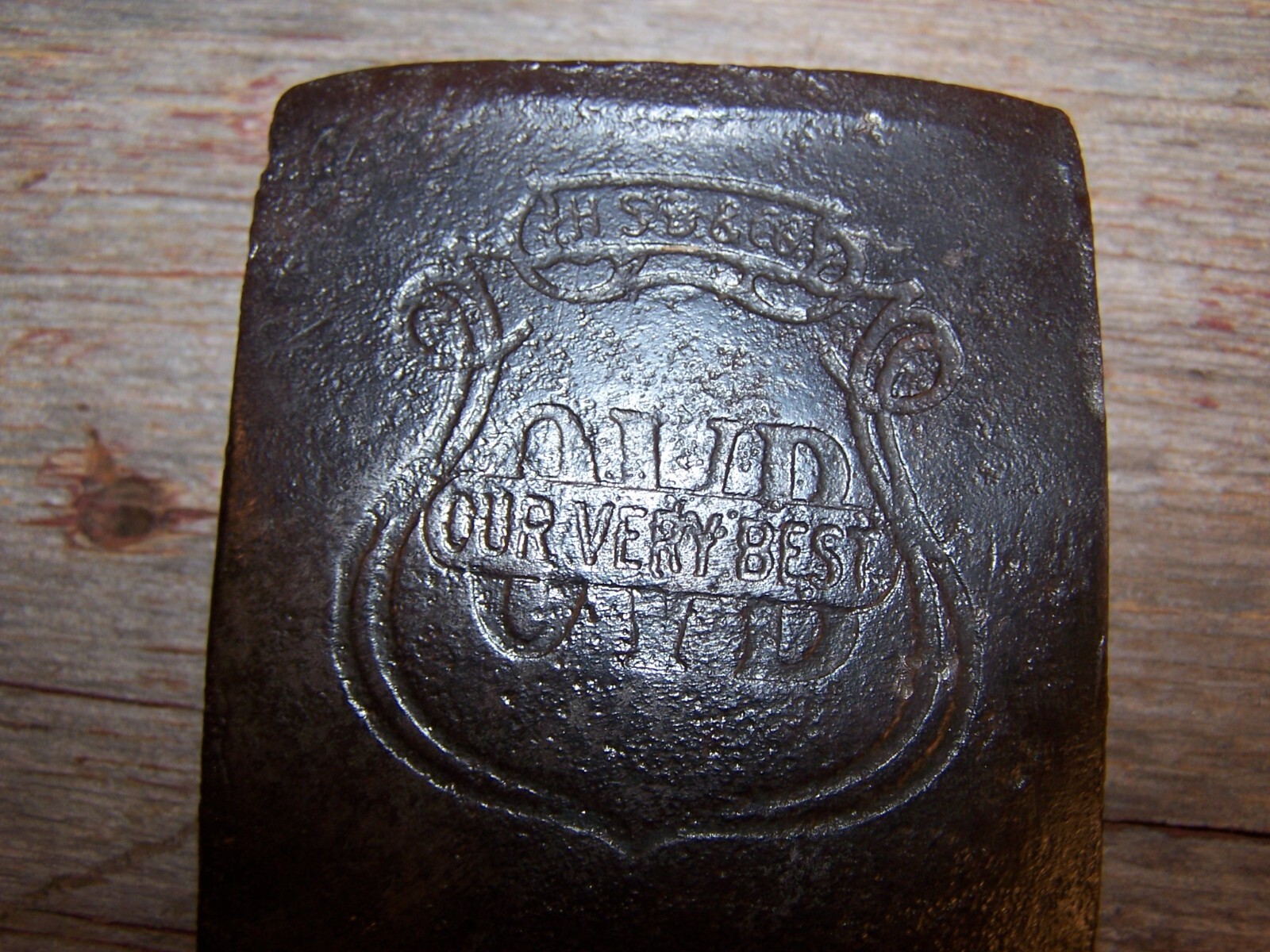 vintage an・an no.32 H.S.B. & Co. 'OUR VERY BEST' Embossed 3.1 lbs. 1920's