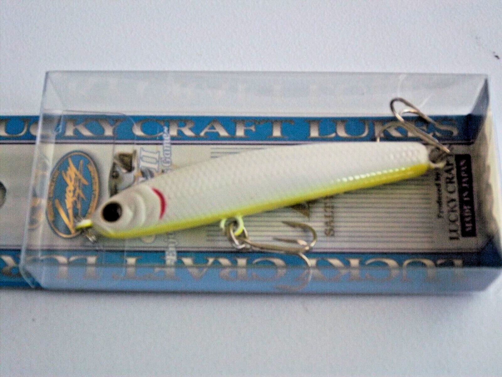 LUCKY CRAFT WANDER 60 3/16OZ WD60-0587 IN CHARTREUSE BELLY COLOR C4268