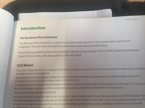 Accutrend Plus , Never Been Used!