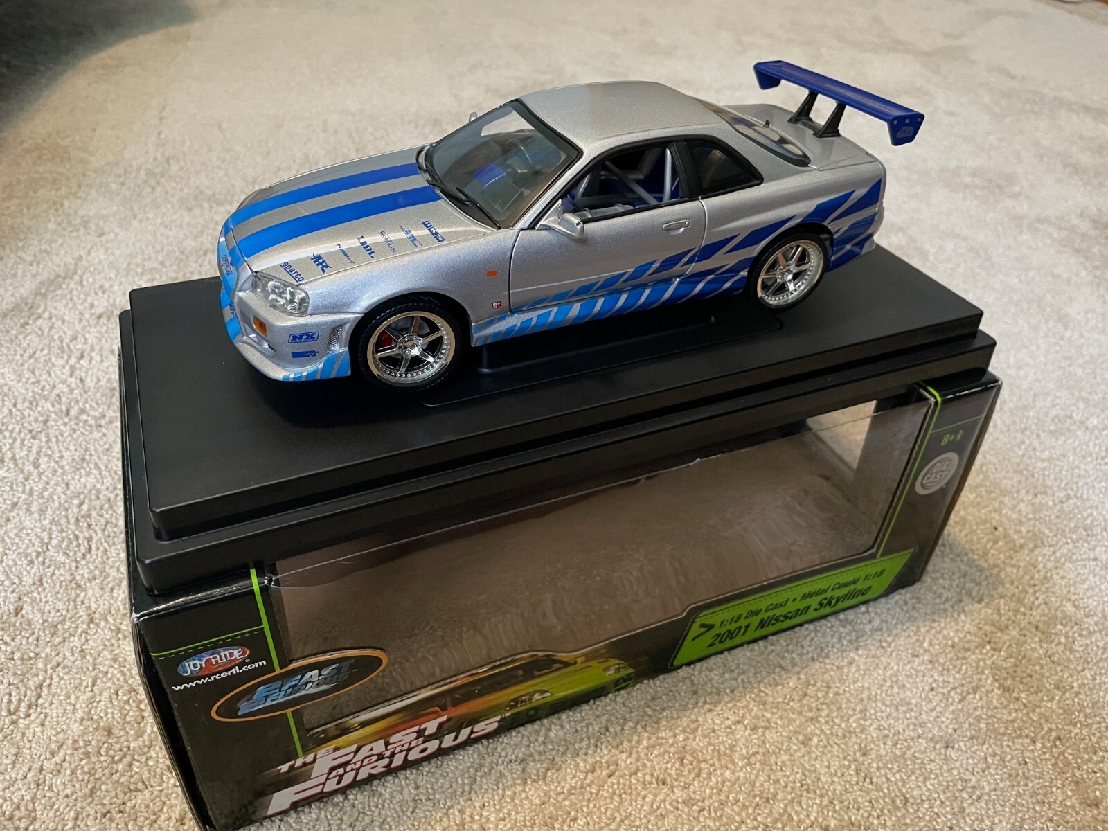 Joyride Fast & Furious 2001 Nissan Skyline 1:18 Rare 2Fast 2Furious | eBay Joyride Fast & Furious 2001 Nissan Skyline 1:18 Rare 2Fast 2Furious | eBay