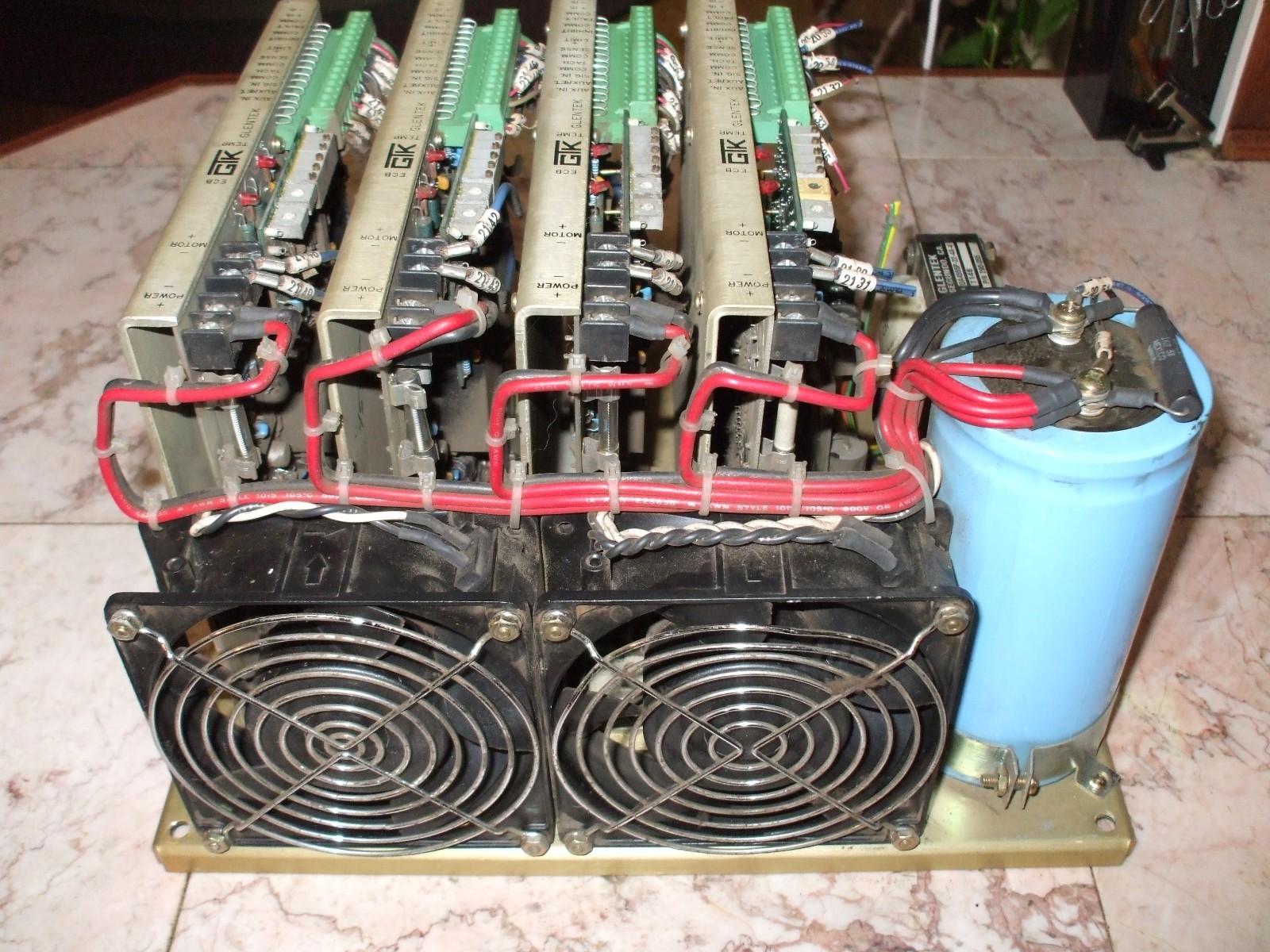 Glentek Model GA4555P-22-1 Servo Amplifier,,4 PACK UNIT