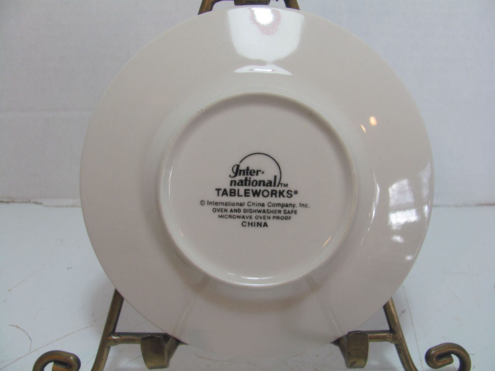 INTERNATIONAL CHINA COTTONWOOD BREAD & BUTTER PLATE