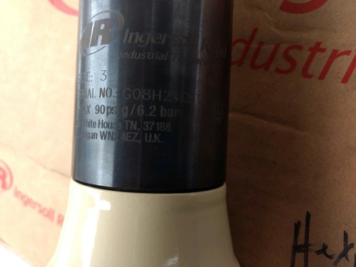 INGERSOLL-RAND 3A1SA Pneumatic, Air Percussive Chipping Hammer, Size 3